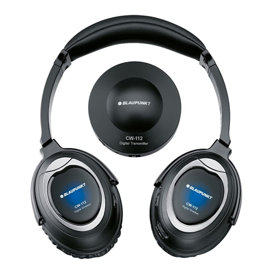 Blaupunkt Comfort 112 Wireless Manuales