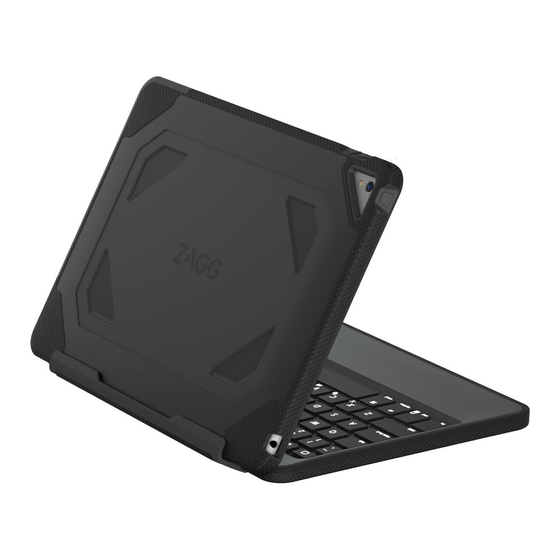 Zagg Rugged Book Manual De Instrucciones