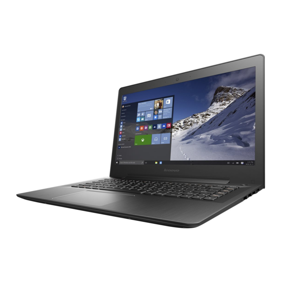 Lenovo ideapad 300S-14ISK Guia Del Usuario