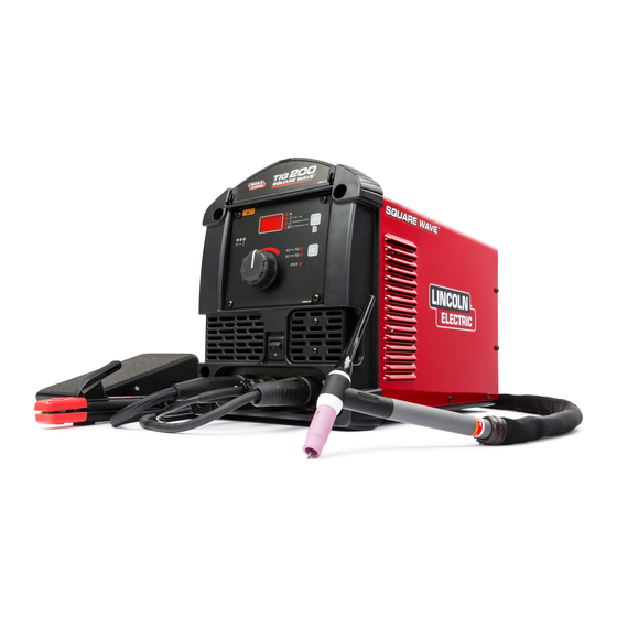 Lincoln Electric Square Wave TIG 200 Manual Del Usuario