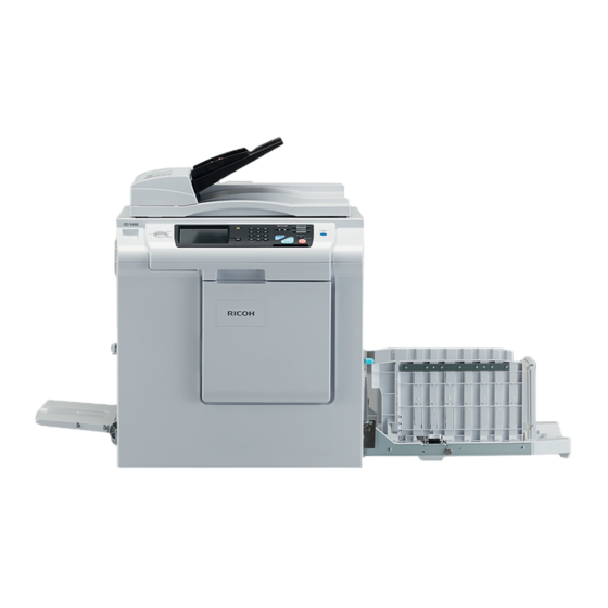 Ricoh DD 5450 Instrucciones De Uso