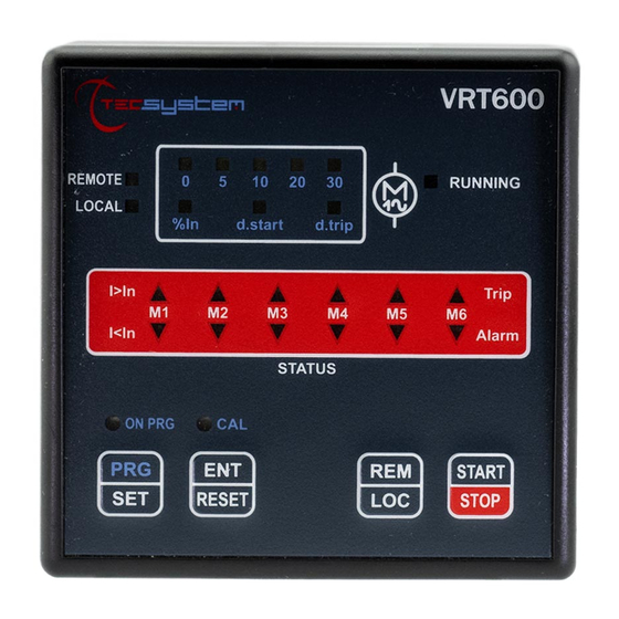 TECSYSTEM VRT600 Manual De Instrucciones