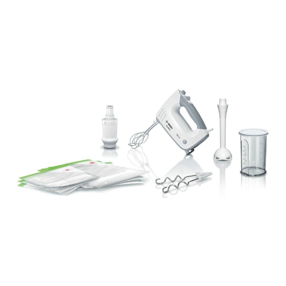 Bosch ErgoMixx MFQ36 Serie Instrucciones De Uso