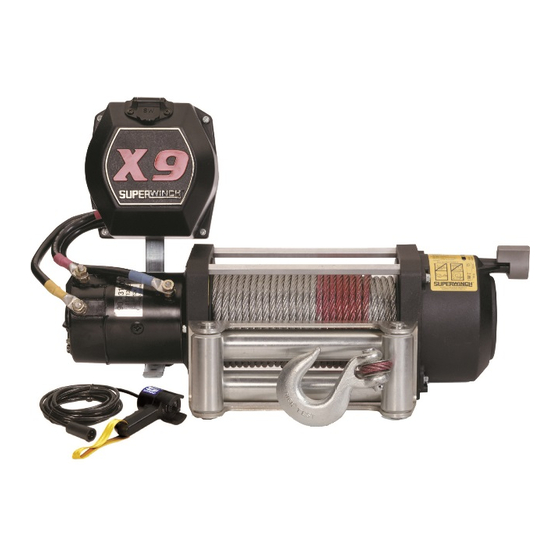 Superwinch X9 Manuales