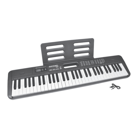 Bontempi 16 6119 Libro De Instrucciones