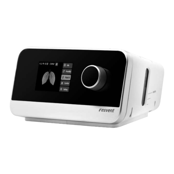 Resvent iBreeze CPAP System Manual Del Usuario