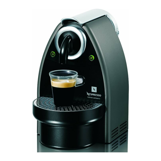 Nespresso C100 Manual De Instrucciones