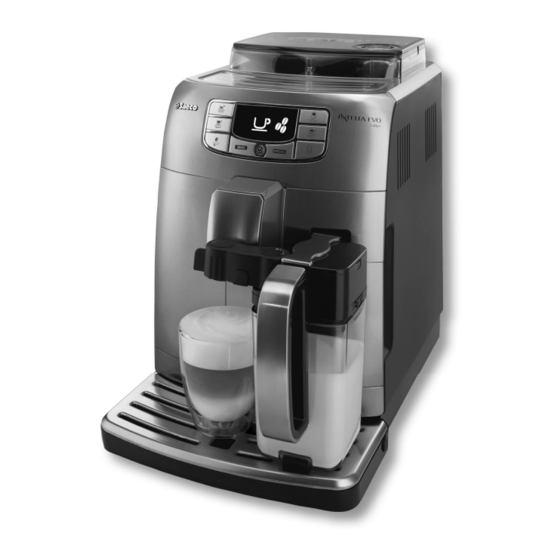 Saeco INTELIA EVO HD8754 Instrucciones De Uso