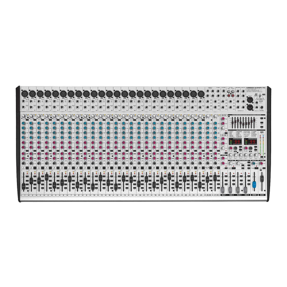 Behringer EURODESK SL3242FX-PRO Instrucciones