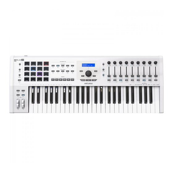 Arturia KeyLab mkII Manual Del Usuario