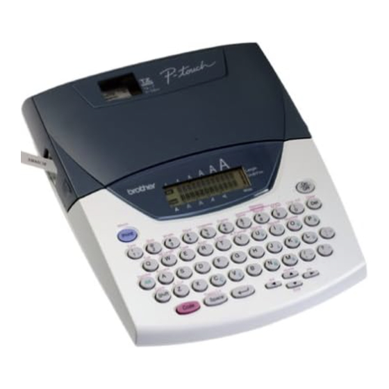 Brother P-touch 2200 Guía De Usuario