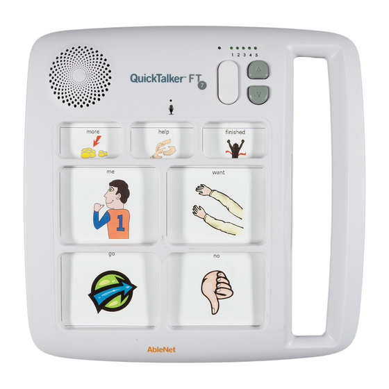 AbleNet QuickTalker FT 7 Guia De Inicio Rapido