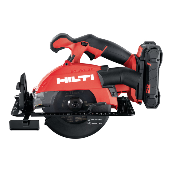 Hilti NURON SC 6WL-22 Manual De Instrucciones