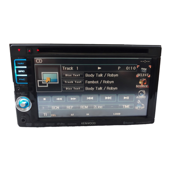 Kenwood DNX5240BT Manual De Instrucciones