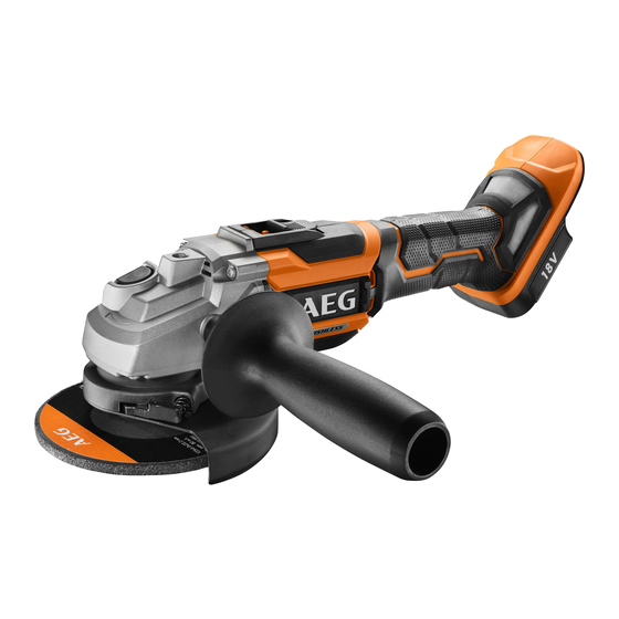 AEG BEWS 18-125BL-0 Manual Original