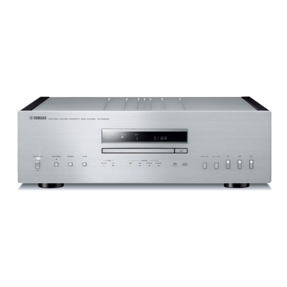 Yamaha CD-S3000 Manual De Instrucciones