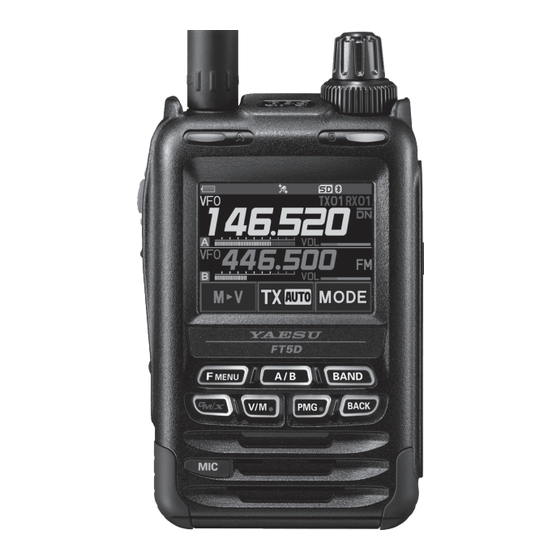 Yaesu FT5De Manual De Funcionamiento