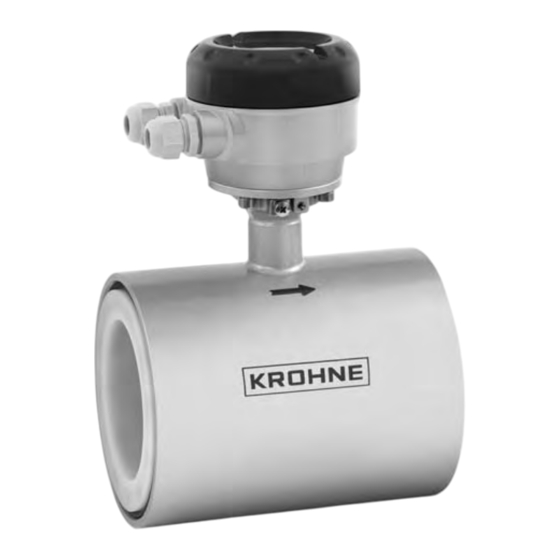 KROHNE OPTIFLUX 1000 Manual De Instrucciones