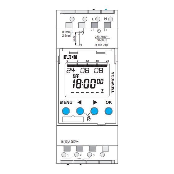 Eaton TSDW1COA Instrucciones De Montaje Y De Uso