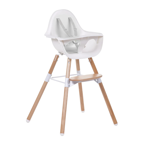 Childhome Belgium CHILD WOOD EVOLU 2 Manual De Instrucciones