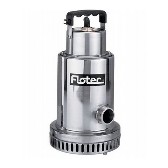 Flotec FP0S4100X Manual Del Usuario