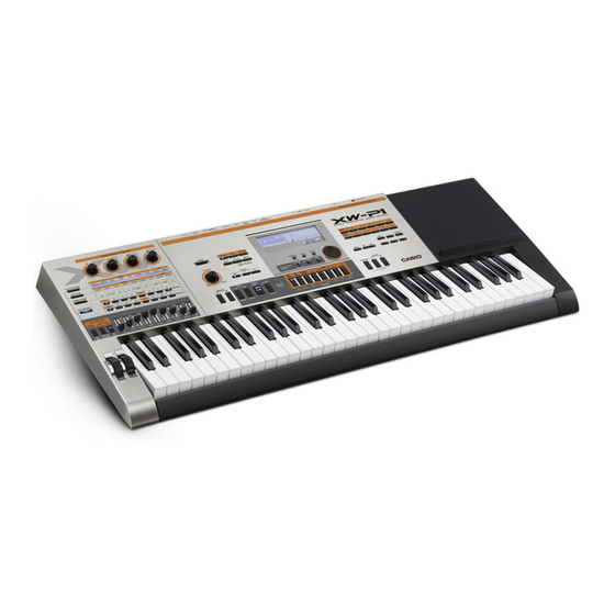 Casio XW-P1 Guia Del Usuario