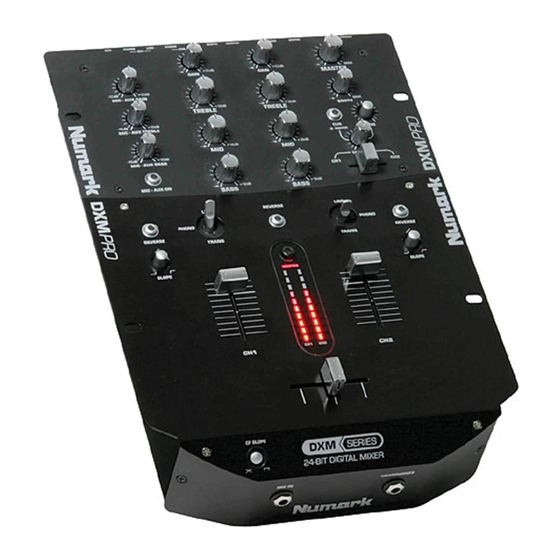 Numark DXMPRO Manual De Inicio Rápido Para El Usuario