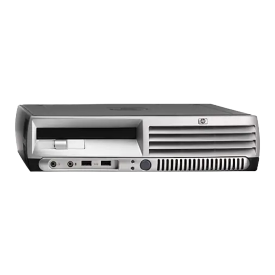 HP Compaq dc7100 Pasos Iniciales