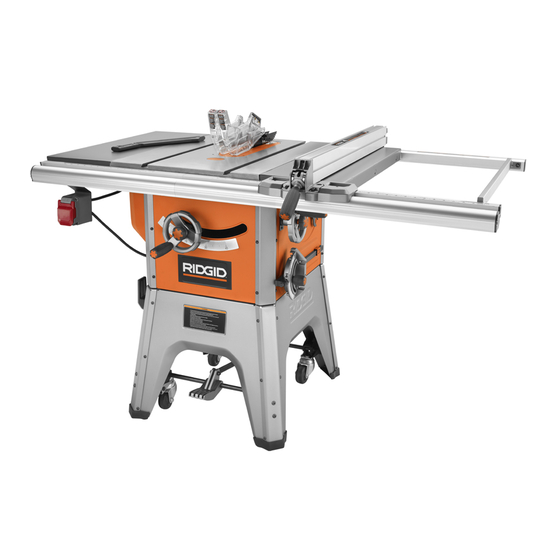 RIDGID TS3660 Manual Del Operador
