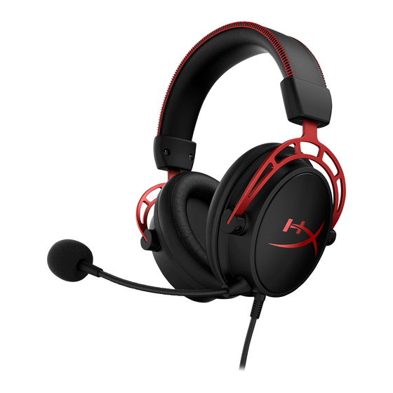 HyperX Cloud Alpha Wireless Manuales