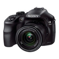 Sony a 3000 Manual De Instrucciones