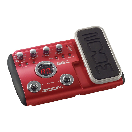 Zoom B2.1u Manual De Instrucciones