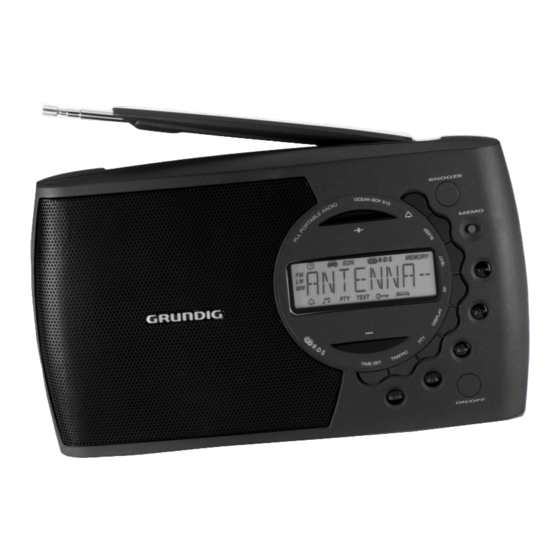 Grundig Ocean Boy 510 Manual De Instrucciones