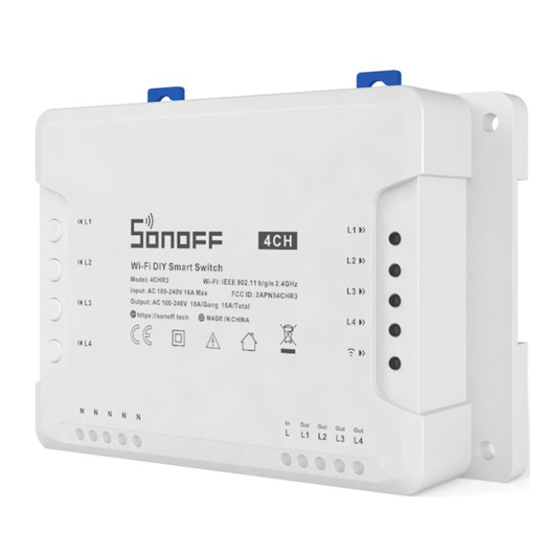 Sonoff DIY 4CH Manual De Usuario