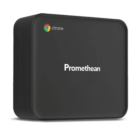 promethean chromebox Guía De Instalación Rápida