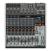 Behringer XENYX X1622USB Instrucciones De Seguridad/Manejo