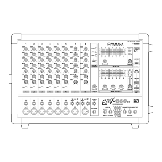 Yamaha EMS 860 ST Manual De Instrucciones