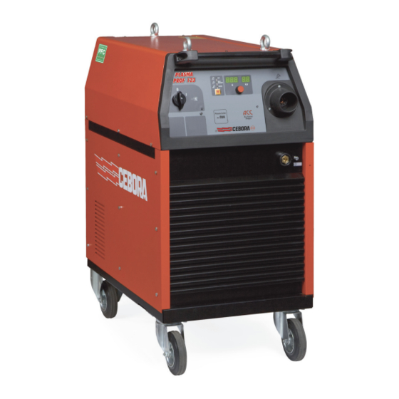 Cebora PLASMA PROF 123 Manual De Instrucciones