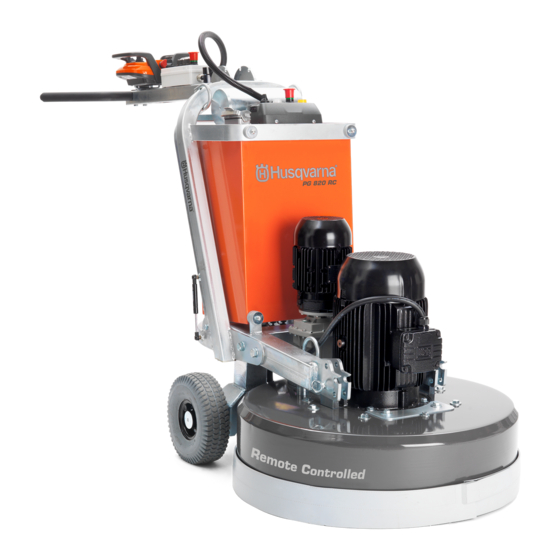 Husqvarna PG 820 RC Manual De Instrucciones