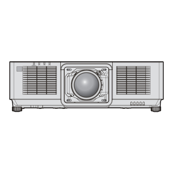 Panasonic PT-MZ20K Instrucciones De Operación