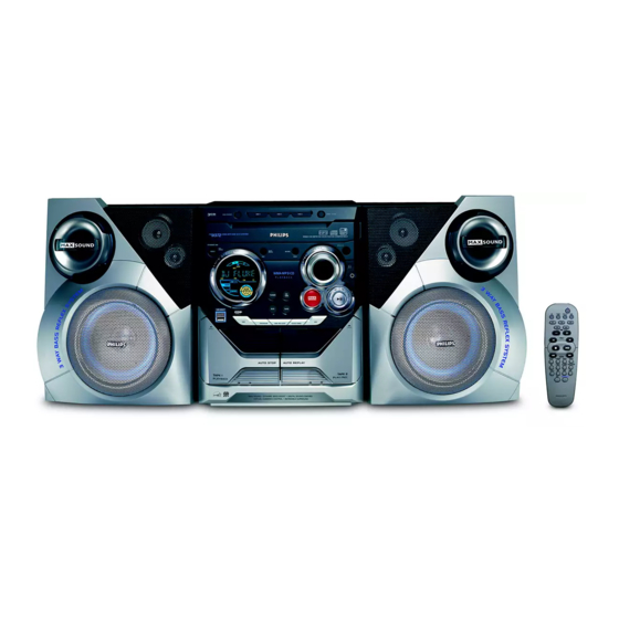Philips FWM372 Manual Del Usuario