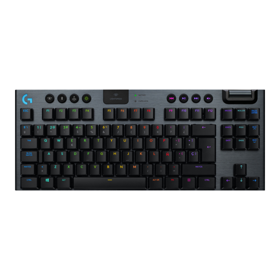 Logitech G G915 TKL Manual De Instrucciones