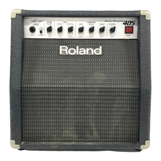 Roland GC-405 Manual Del Usuario