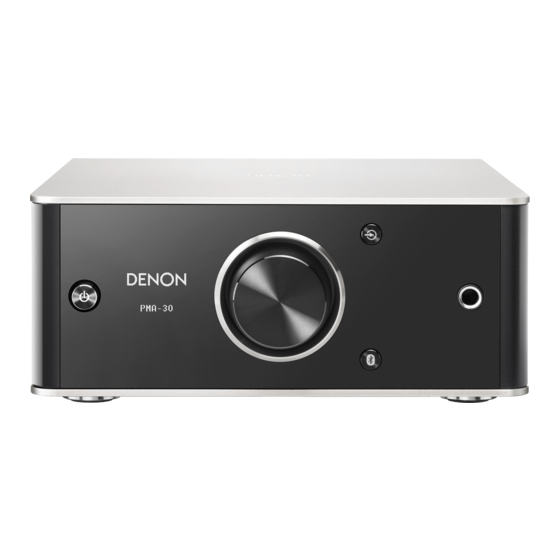 Denon PMA-30 Manual Del Usuario