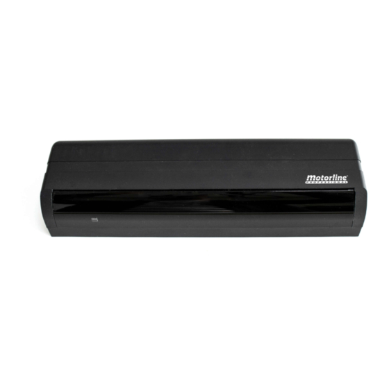 Motorline professional RAP100S Manual Del Usuario / Instalador