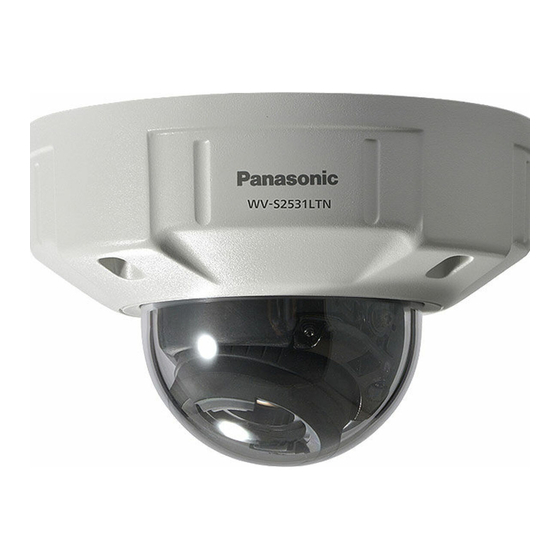 Panasonic WV-S2531LTN Manuales