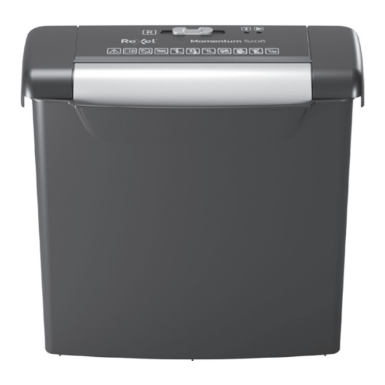 Rexel Momentum S206 Manual Del Usuario