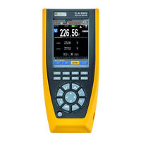 Chauvin Arnoux CA 5293-BT Manual De Instrucciones