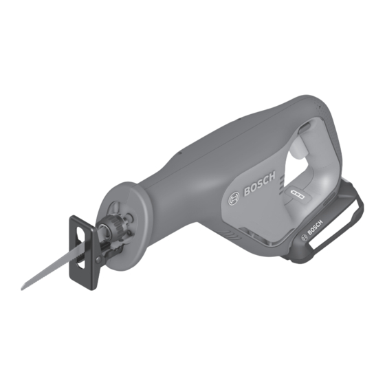 Bosch AdvancedRecip 18 Manual Original
