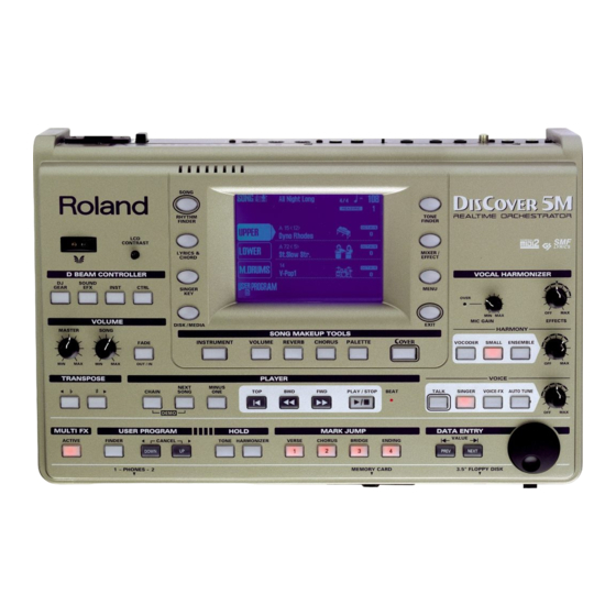 Roland DisCover 5M Manuales